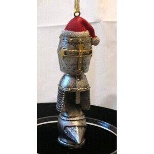 Medieval Helms Totem Holiday Ornament 1½"Wx2"Dx5"H